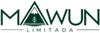 logo mawun con emblema montañoso